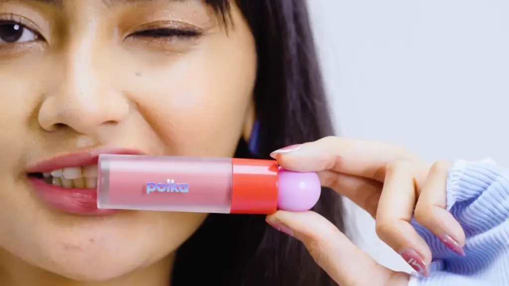 girl biting lip product