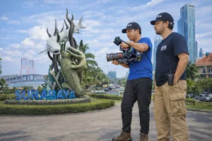 Surabaya-based production house specializing in corporate videos, commercials, and industrial filming with professional local crews and end-to-end execution.