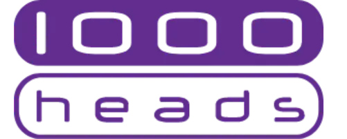 1000 heads logo