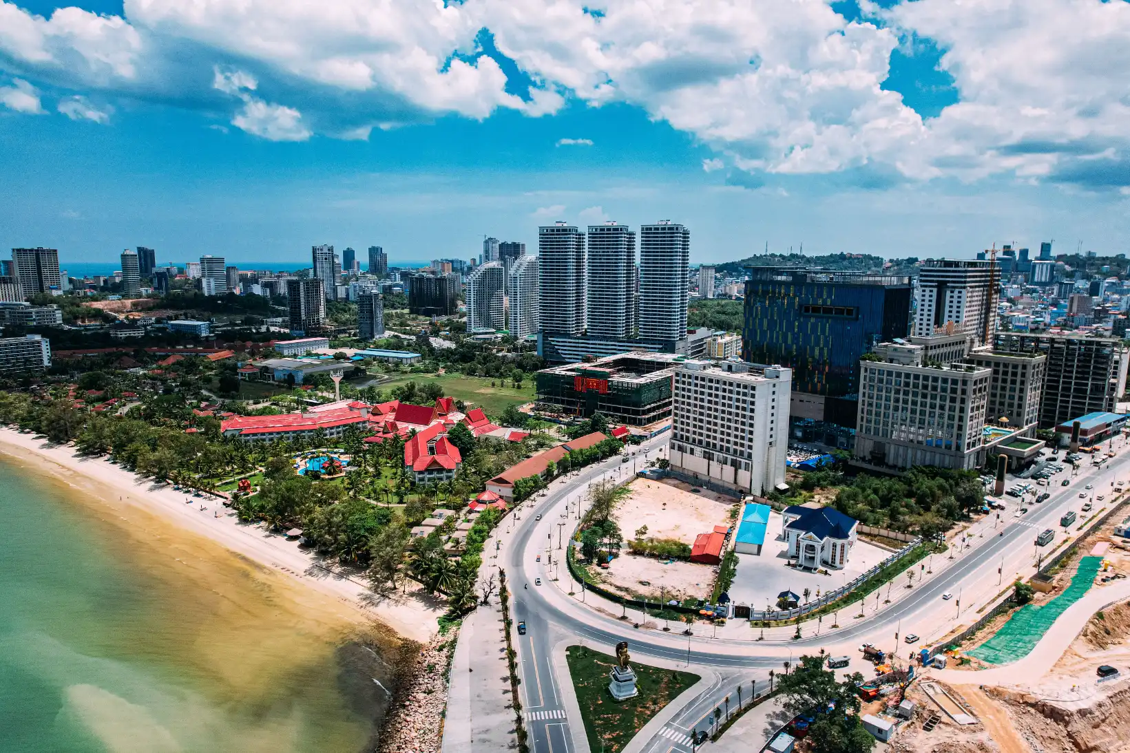 Batam industrial waterfront and cityscape
