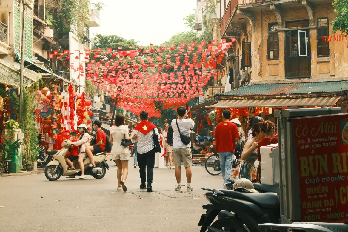Hanoi skyline and modern business district