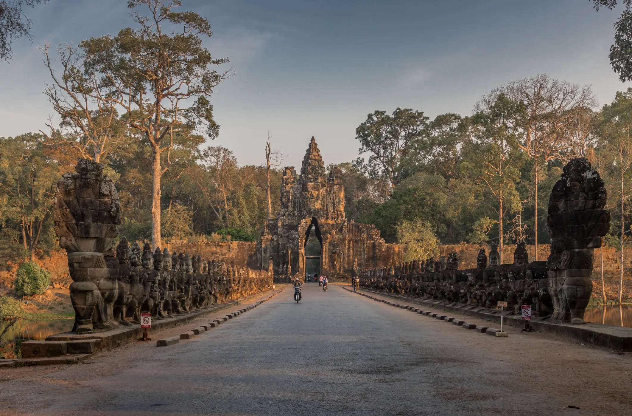Siem Reap urban landscape and hotel district